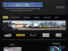 Tablet Screenshot of corkystruck.com